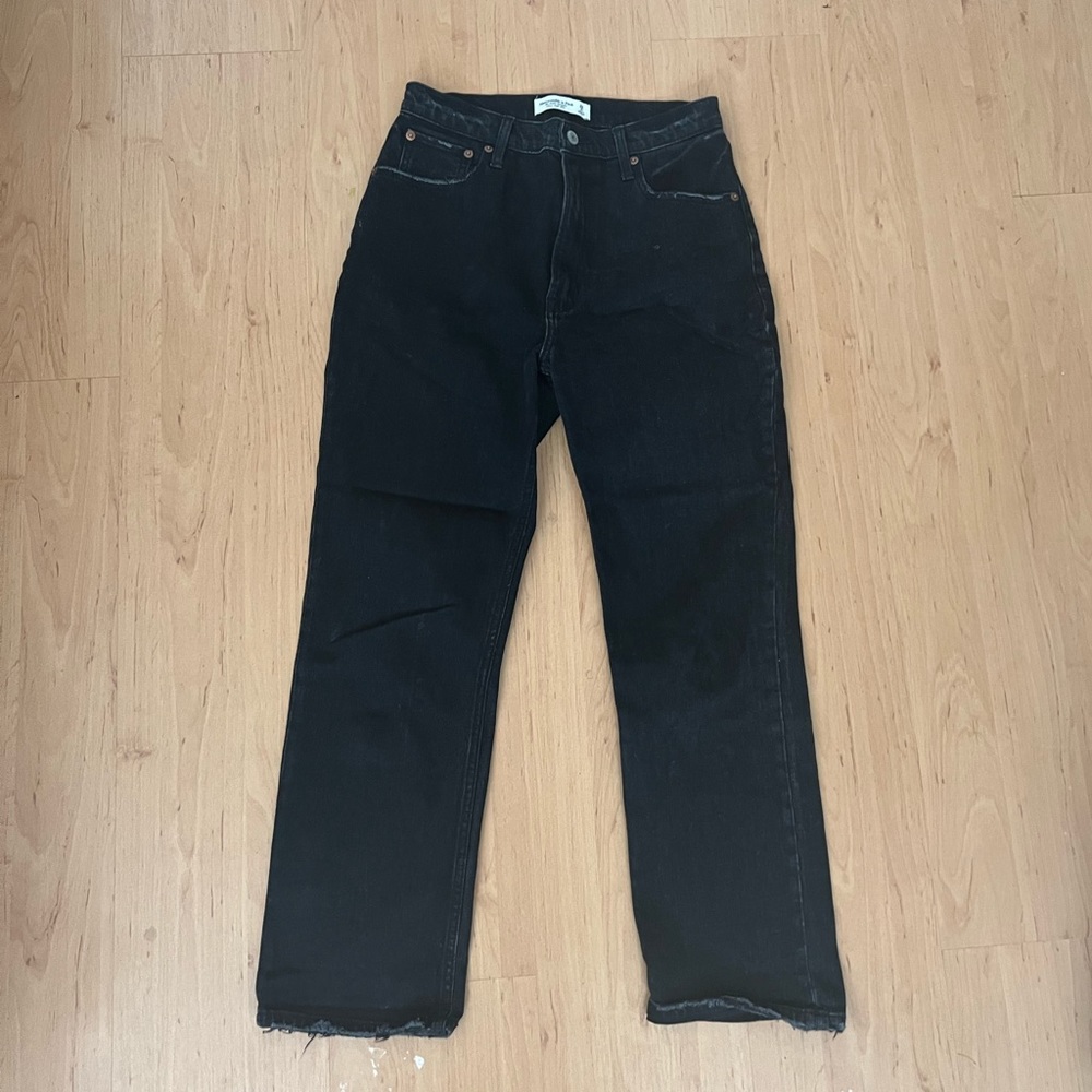 Abercrombie and Fitch Ankle Straight Jeans